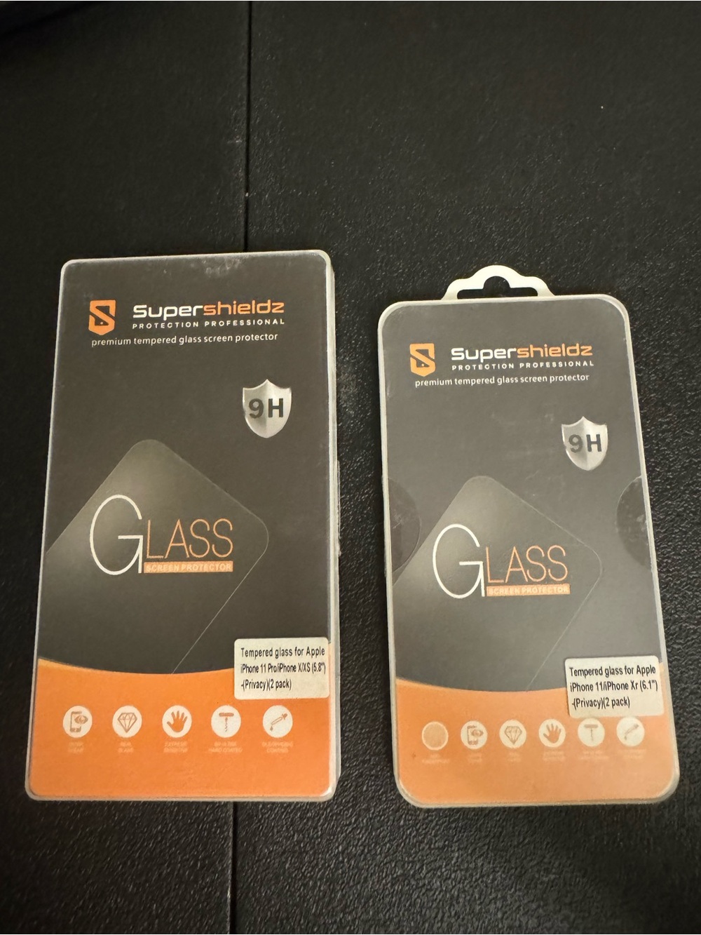 Supershieldz Tempered Glass Privacy Screen Protectors - iPhone 11